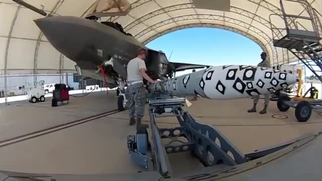 F-35A Stealth Fighter First AIM-120 AMRAAM launch