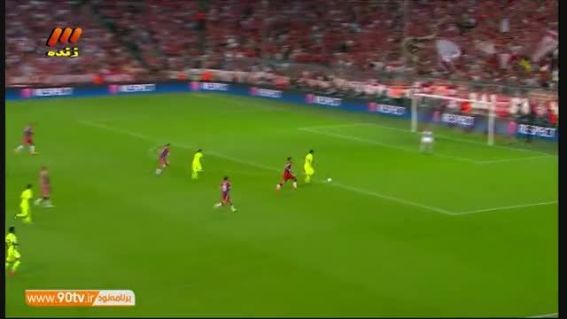 خلاصه بازی: بایرن مونیخ ۳-۲ بارسلونا