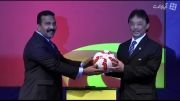 رونمایی از توپ رسمی بازی های آسیایی جام ملت ها 2015