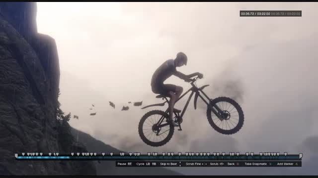 دوچرخه سواری حرفه ای در Rockstar Editor - GTA V