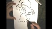 How to draw a smurf