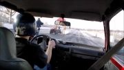 Ford Festiva 12.50 @ 110 mph in car video