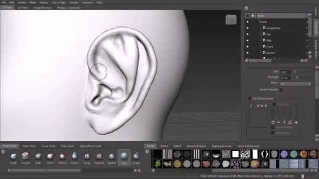 مدل سازی گوش در مادباکس