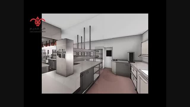 انیمیشن آشپزخانه صنعتی