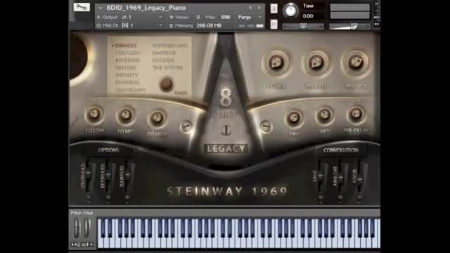 8Dio 1969 Steinway Legacy Grand Piano Vst