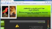 راهنمای سامانه موزه تاریخ طبیعی و تکنولوژی دانشگاه شیراز