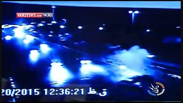 لحظه تصادف مرگبار قهرمان اتومبیلرانی ایران