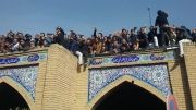 تجمع مردم در بهشت زهرا برای مرتضی پاشایی
