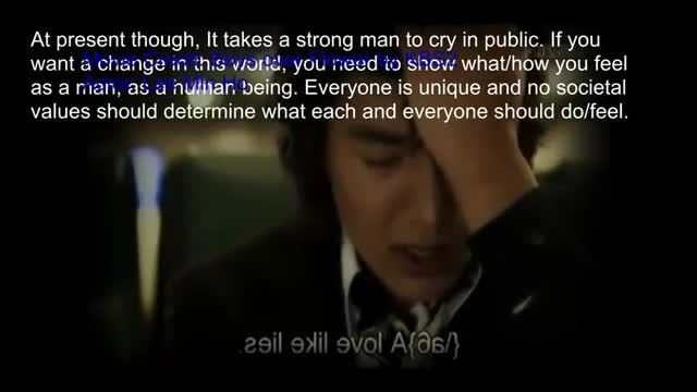 گریه کردن لی مین هو :)