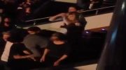 Barbara and Liam comforting Niall crying at the JLS concert
