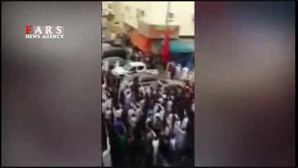 طنین ندای لبیک یاحسین درعربستان/تشییع جنازه شهدای قطیف