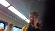 حرکت نژاد پزستانه زن استرالیایی در مترو
