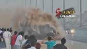 حادثه عجیب رانندگی در دریفت عربستان 2012
