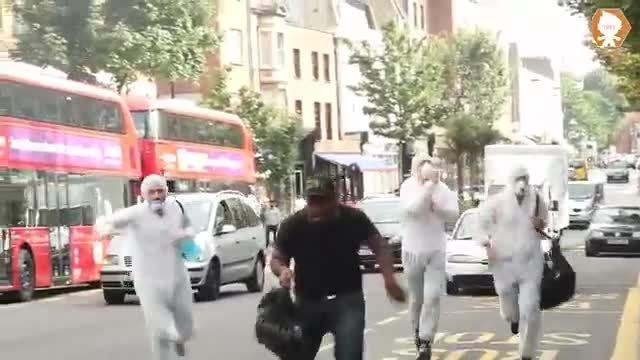 دوربین مخفی - Prank - ابولا در لندن (خیلی باحال)