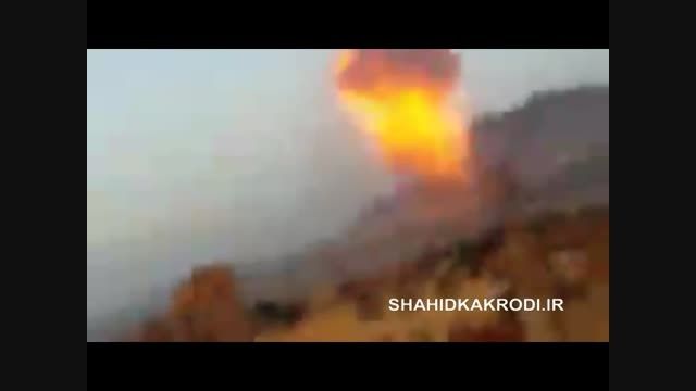انفجارمهیب بمب ومسخره کردن جنگنده آل یهود توسط یمنی ها