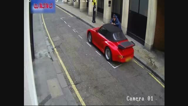 دزدی از خودروی پورشه در 60 ثانیه+فیلم گلچین صفاسا