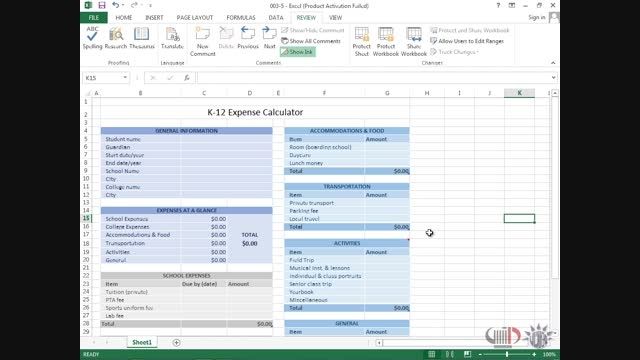 آموزش Excel 2013 داتیس - افزودن Comment به سلول ها
