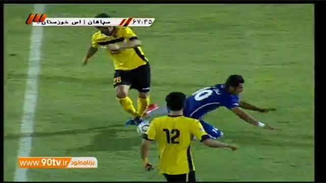 خلاصه و حواشی سپاهان و استقلال خوزستان (نود ۱۲ مرداد)