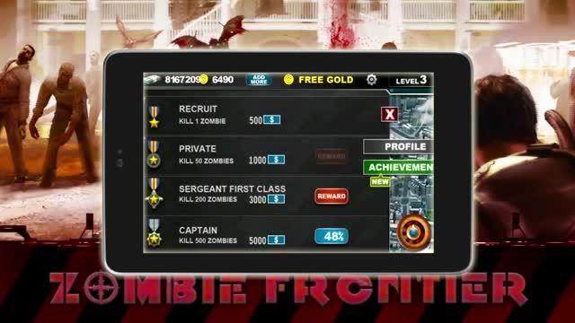تریلر بازی اندورید Zombie Frontier