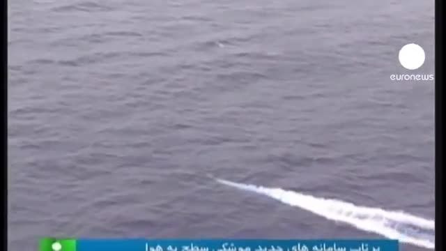 آزمایش موشک دور برد جدید در رزمایش دریایی ایران