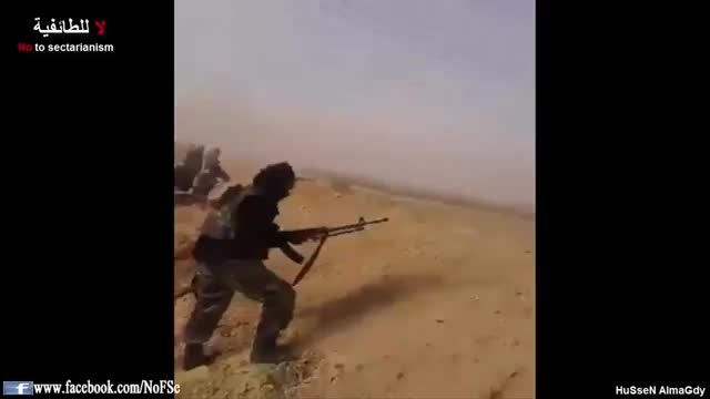 دفع حمله داعش در منطقه حدیثه توسط مردان قبیله الجغایفة