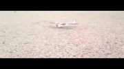 پرواز هواپیمای رادیوکنترل سوختی در دامغان