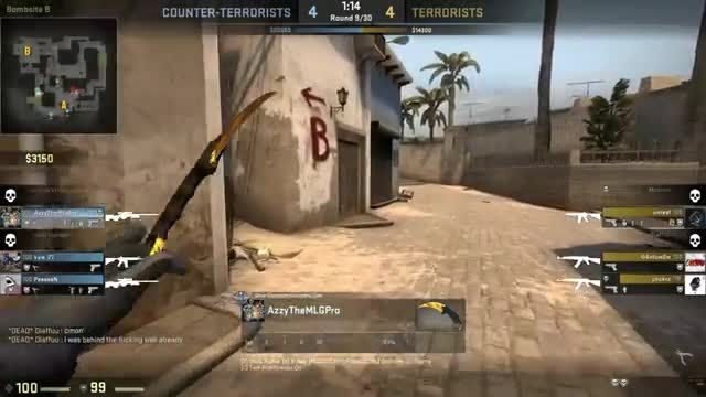 CS:GO FUNNY MOMENTS - BEST AWP ACE EVER