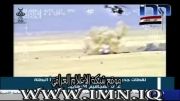 بمباران عوامل داعش توسط هلیکوپتر ارتش عراق