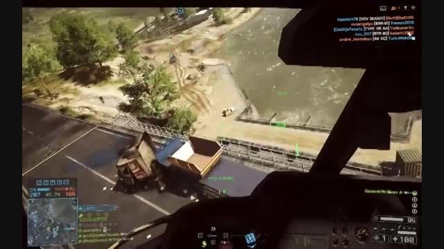 Battlefield 4 - Scout Helicopter - Road Kill