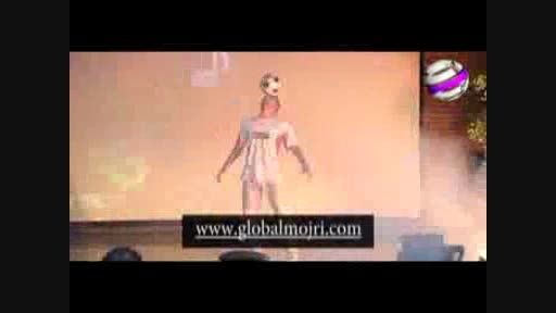 قهرمان جرکات نمایشی با توپ درهمایش جشن ستایش تاجیک