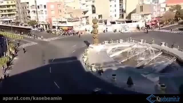 اسکورت پوتین در داخل شهر تهران
