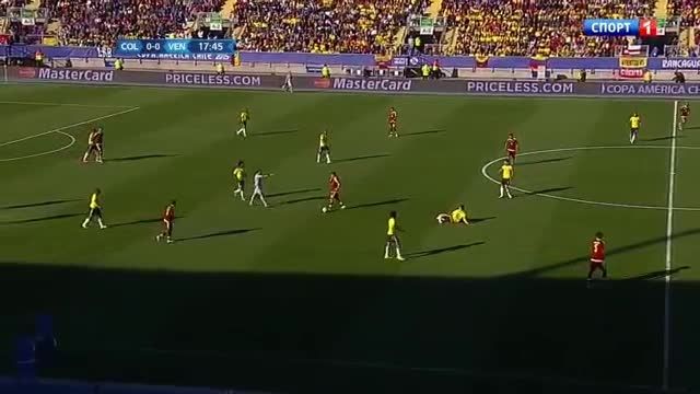 هایلایت بازی جیمز رودریگز مقابل ونزوئلا (کوپا آمریکا)