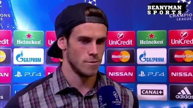 مصاحبه گرت یبل بعد از بازی رئال مادرید و یوونتوس