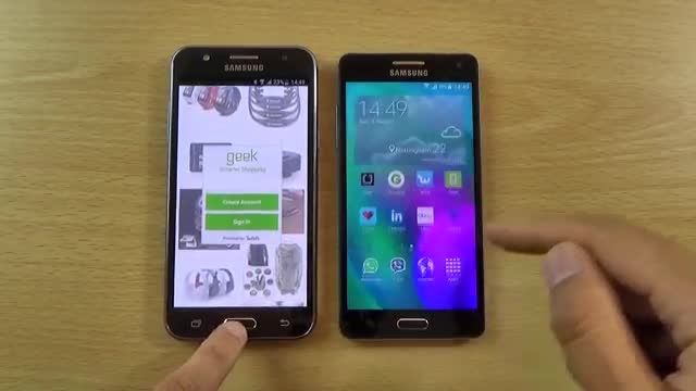 بررسی تخصصی Samsung Galaxy J5 VS Galaxy A5 - Speed