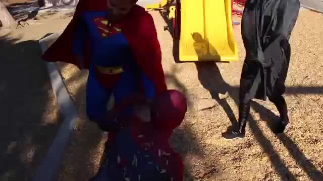 Superman And Batman Vs Spiderman