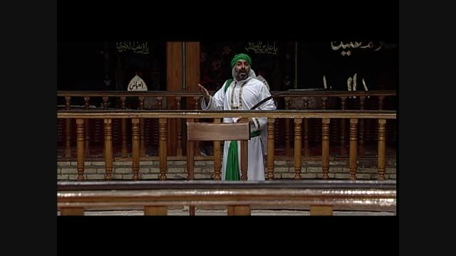 عباس حیدری وسیدمحسن هاشمی در تعزیه حضرت مسلم