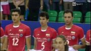 مراسم پیش از بازی والیبال ایران-برزیل2014