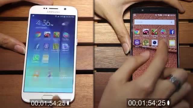 Samsung Galaxy S6 vs LG G4 _Apps Speed Test