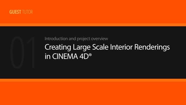 Creating Large Scale Interior Renderings in CINEMA 4D