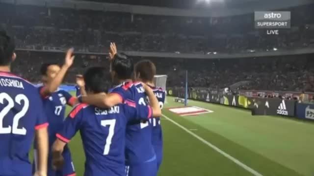 ژاپن 2 - 0 عراق (گل تومواکی ماکینو)