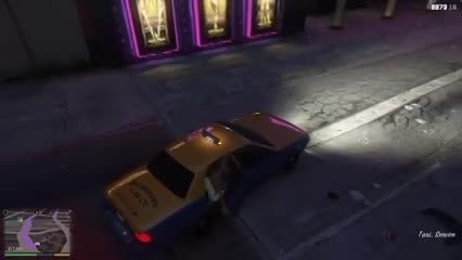 قاط زدن تاکسی در GTA V !