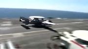 فرود جنگنده های فرانسوی بر روی ناو Uss tuman