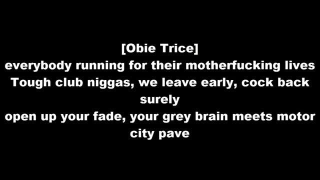 Obie Trice - We all die one day ft Eminem , g-unit
