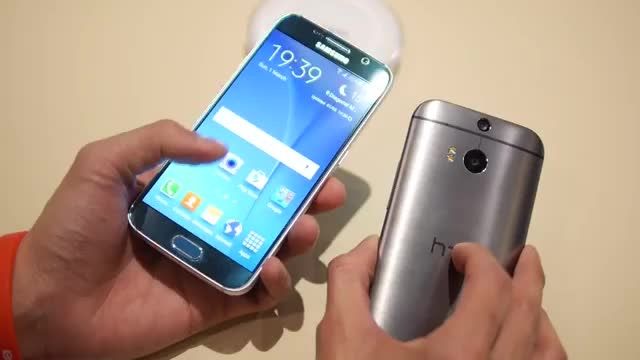مقایسه گالکسی S6 و HTC One M8