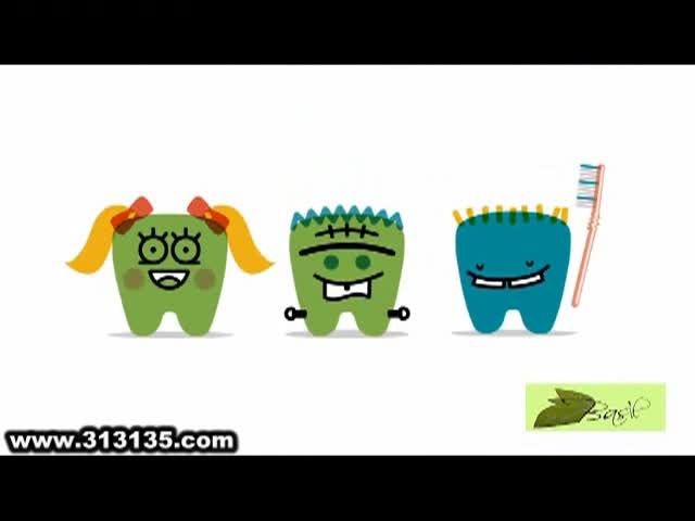 انیمیشنی برای تشویق کودکان به مسواک زدن
