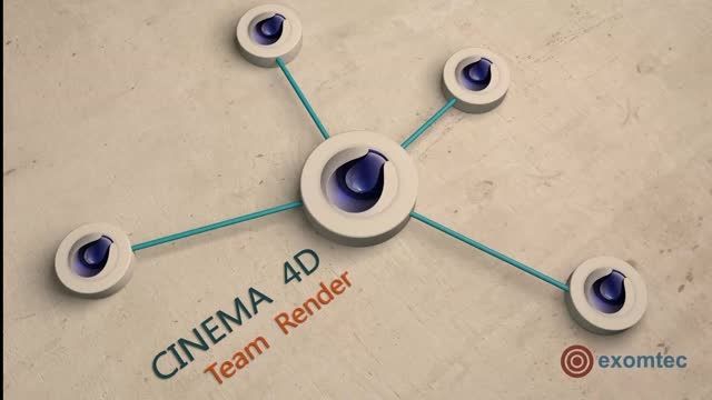 آموزش استفاده از team render در cinema 4d+شبکه . قسمت 1