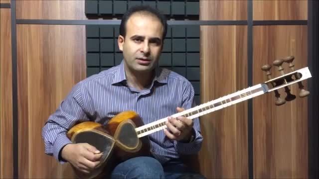 بنیادهای نوازندگی تار،محمدرضالطفی، 42، مضراب انگشتی،نیم
