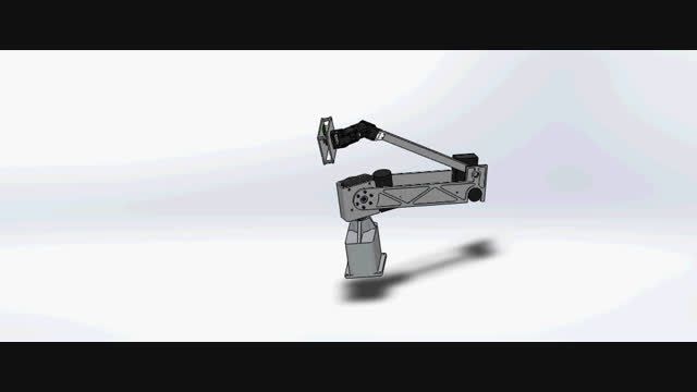 شبیه سازی بازو ربات امدادگر درنرم افزارسالیدورک