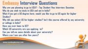 USA Study Visa _ Interview Questions