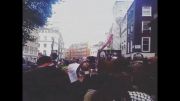 تجمع شیعیان لندن مقابل سفارت عربستان دردفاع ازشیخ النمر